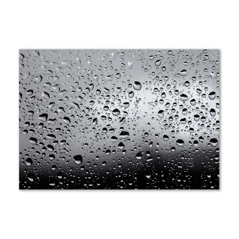 Drops Of Water - Wrapped Canvas Print