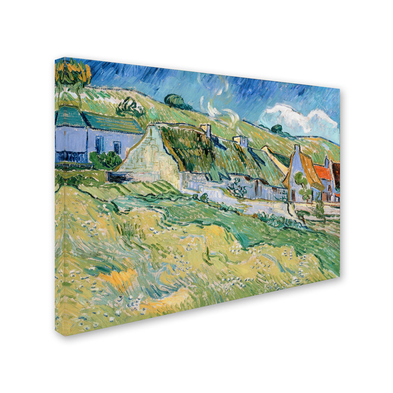 « chaume artisanat », reproduction sur toile tendue, H 18 po x l 24 po