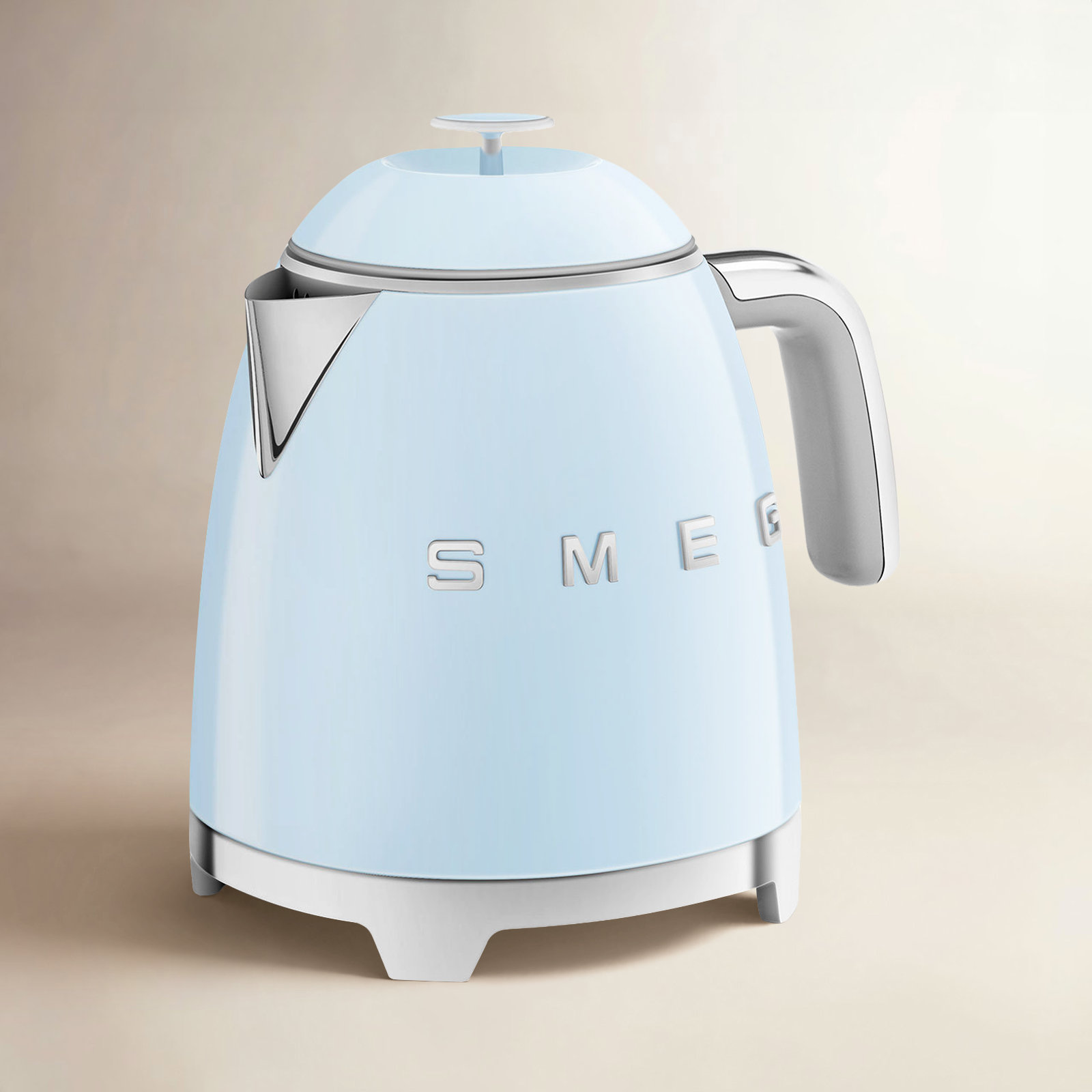 SMEG 50s Style 3-Cup Mini Electric Kettle, Pastel Blue