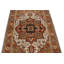 Tapis turc ivoire et rouille Oushak-109327653