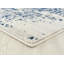 Tapis ivoire / bleu à bordure Meudon-26647280