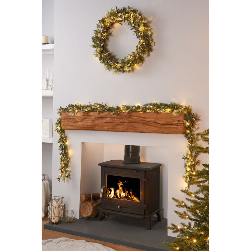 274.32cm Lighted Garland with Lights