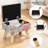 Floral Square Footstool with Storage Space