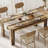 63'' Dining Table For 4-6, Dining Room Table With 1.18" Thickened Tabletop-837827176-808942160