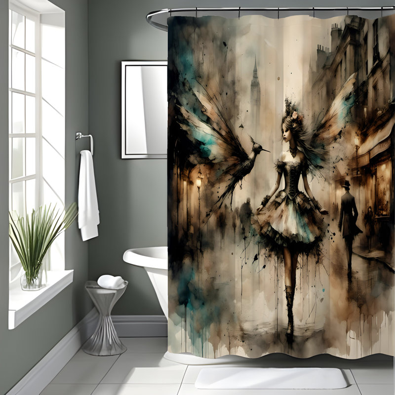 Rideau de douche Althea, H 70 po x l 72 po