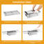 Barbecue portatif au charbon pliable