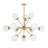 Arisai Andreau 12-Light Dimmable Sputnik Sphere Chandelier-80314077-80314066