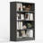 Freestanding 5-Shelf Adjustable Wood Bookcase, Perfect for Home and Office Organization in Grey-1490033876-1544977907