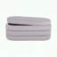 Banc repose-pieds avec rangement en velours