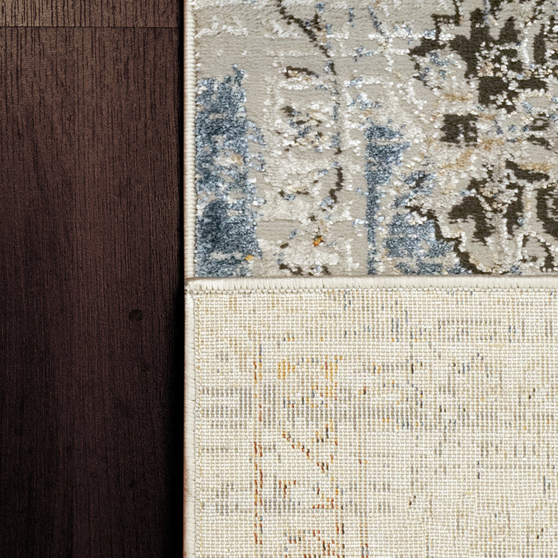 Tapis beige, Rectangle 6 pi 8 po x 9 pi 7 po