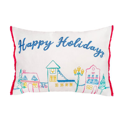 Fringe Cotton Throw Pillow