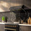 Bari Espresso 30" Under Cabinet 400CFM Range Hood, with additional Brass Filter Handles-93399340