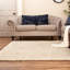 Tapis à poils longs beige / crème Brideau-2140374966
