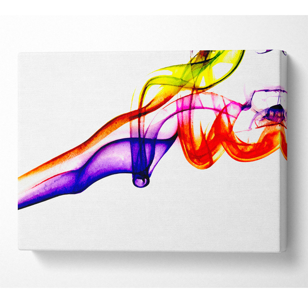 Rainbow Smoke Celebration - Kunstdrucke auf Leinwand