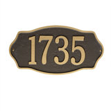 Hampshire 1-Line Wall Address Plaque