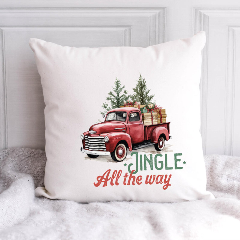 Noël - Coussin décoratif inclus, 20 po x 20 po