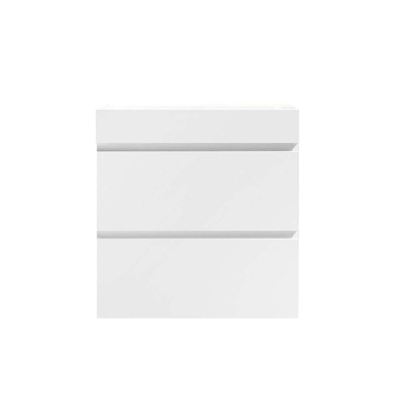 Meuble-lavabo mural simple 24 po avec lavabo, Blanc
