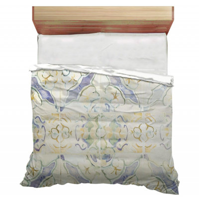Trendy Floral Plush Microfiber / Polyester Comforter