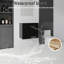 Meuble-lavabo flottant avec lavabo, porte à fermeture en douceur, lavabo en céramique, contreplaqué-1528798868