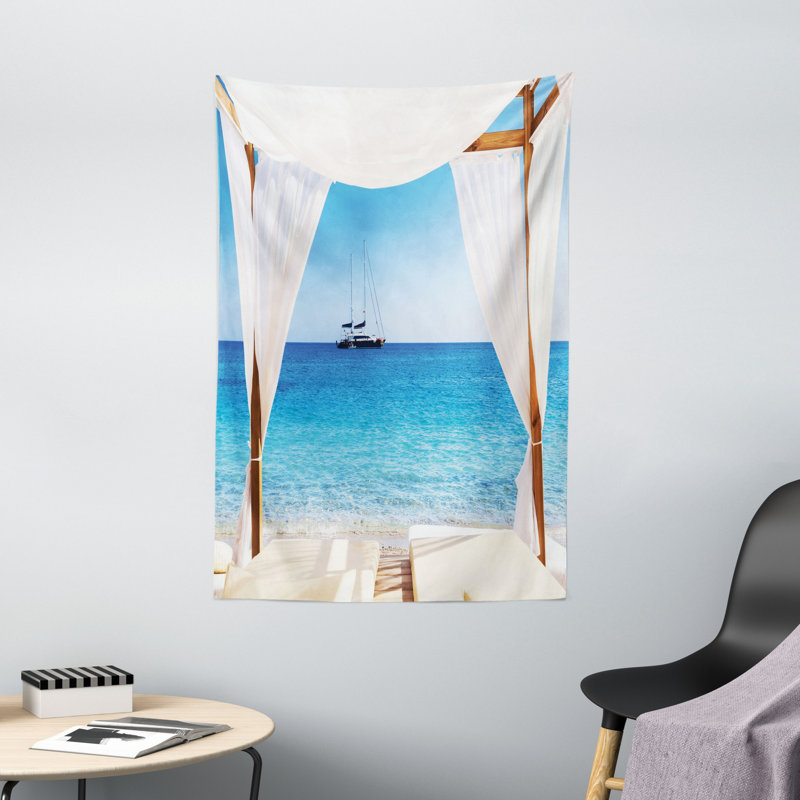 Tapisserie balinaise en polyester, H 60 po x l 40 po