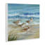 Sandpiper Gathering View Wall Plaque, design by Nan