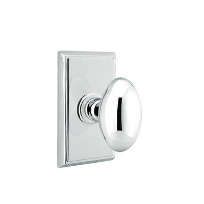 Double Dummy Egg Knob with Rectangular Rose