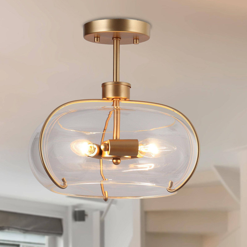 Plafonnier semi-encastré 3 lumières Alderman