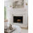 Dallas Cast Stone Fireplace Surround with Bullnose Hearth-103614185-103614187