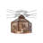 Rustic Lodge 13'' 1 - Light Rust Bowl Ceiling Fan Light Kit