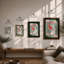 Koi and Lotus Japandi - Framed Print-1705310525-1705310523
