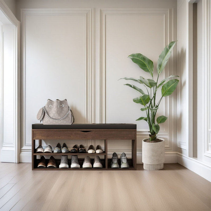 Pour la maison, le vestibule, la chambre à coucher et la porte, étagère à chaussures, Noir / brun
