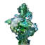 Crystal Art Two Fish Sculpture