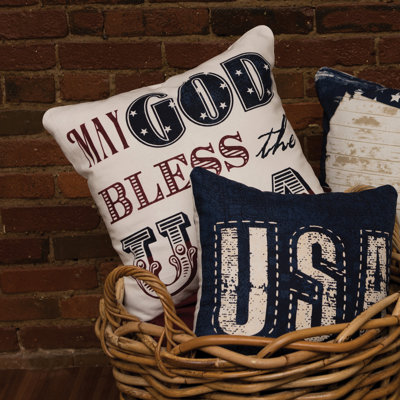 American Spirit Reversible Pillow Cover