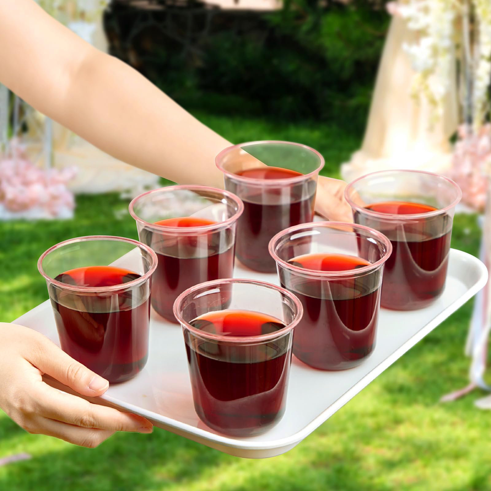 1 oz disposable cups Dart Container - 1 Oz Clear Graduated Souffle Plastic Portion Cups, 5000/Cs