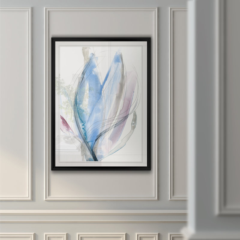 « azure vortex i », impression sur toile, Noir, H 18,5 po x l 24,5 po x P 1,5 po