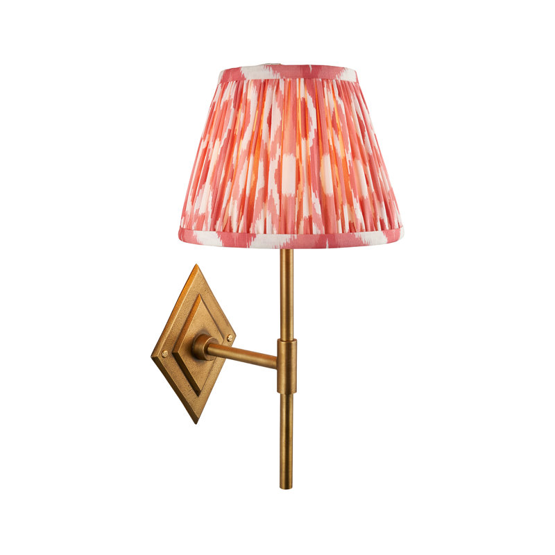 Berra Steel Armed Sconce, Orange