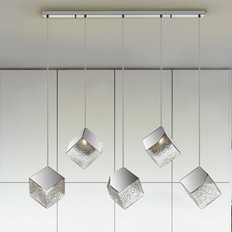Adryn 5 - Light Cluster Pendant, Chrome