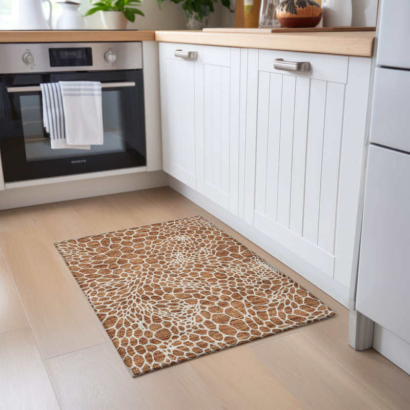 Colwart Flatweave Geometric Indoor / Outdoor Rug, Rectangle 1'8" x 2'6"