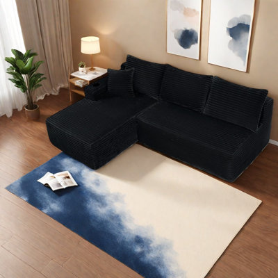 Canapé modulaire en L 96 po