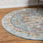 Tapis orange d'inspiration persane Maggie-86604632