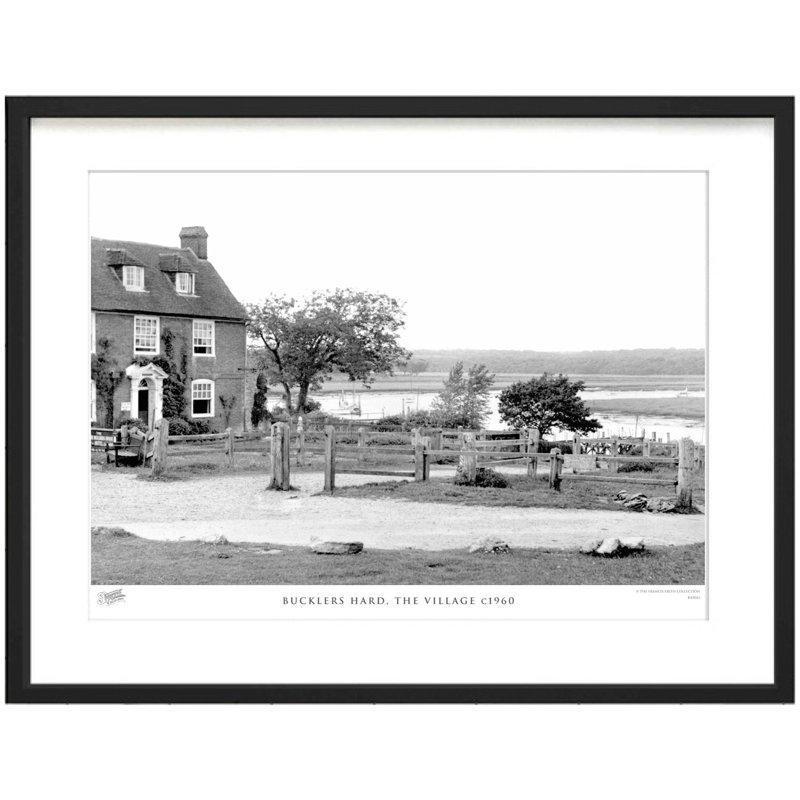 Bucklers Hard, The Village C1960 by Francis Frith - Single Picture Frame Print, 40cm H x 50cm W x 2.3cm D