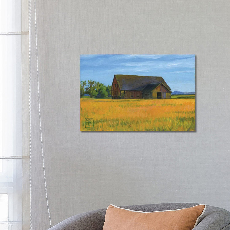 Skagit Valley Barn by Stacey Neumiller - Wrapped Canvas Gallery-Wrapped Canvas Giclée, 66.04 cm H x 45.72 cm W x 3.175 cm D