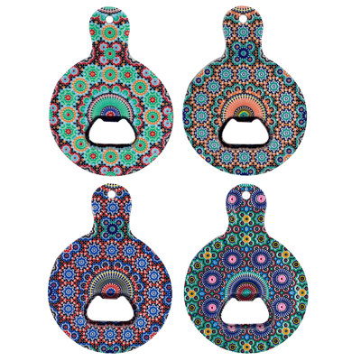 ORIGEN Home Decor 4U Round Bottle Opener Green - Accessory for wine lovers