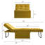 Twin 93.98cm Upholstered Convertible Sofa-213353690