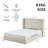 Carmen Upholstered Wingback Bed-1109059690-1109086680