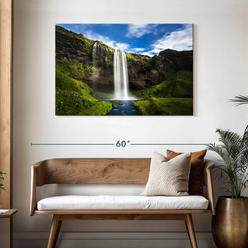 Alvord chassant les chutes d'eau, H 30 po x l 45 po