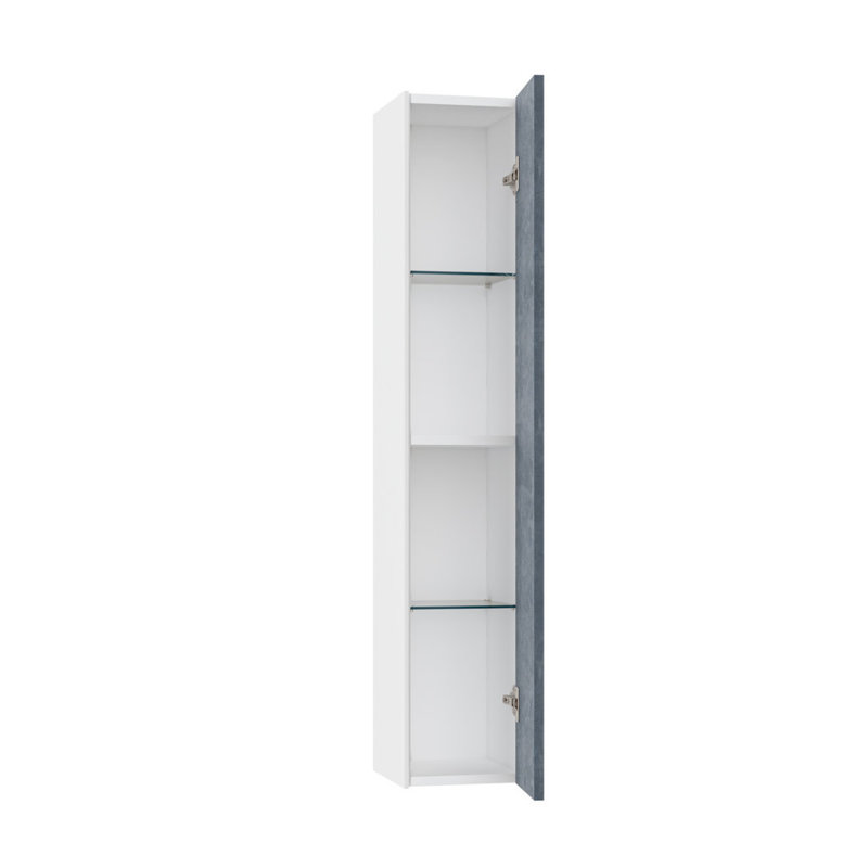 Dorcus Linen Cabinet, Stone Blue