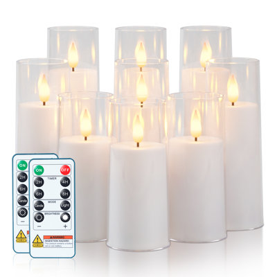 Unscented Flameless Pillar Candle