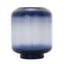 Lampe large ouragan en verre teinté bleu Cole and Base-581056476-581056478
