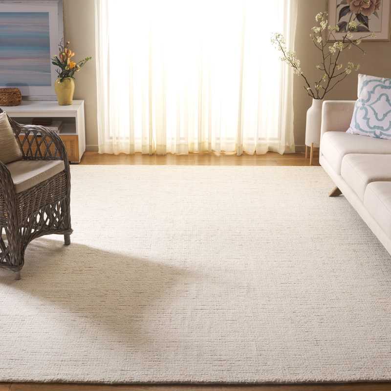 Wool Hand Woven Area Rug, Rectangle 244 x 305 cm
